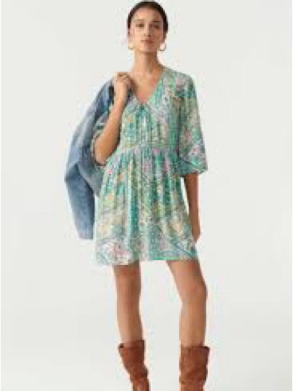 Ba&sh Fleur V Neck Dress
